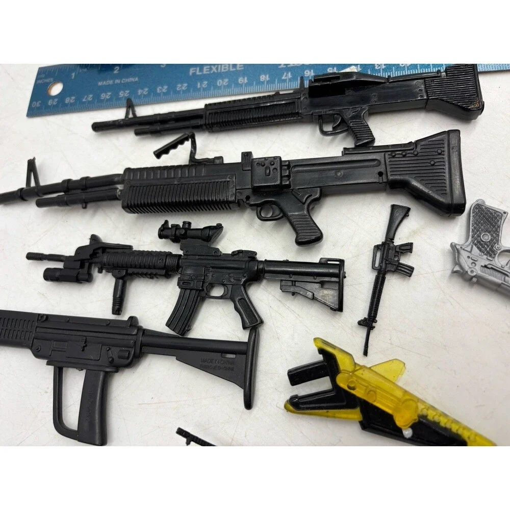 Lot Of Weapons Rifles Action Figures Army Military Toys GI Joe Rocket Launcher